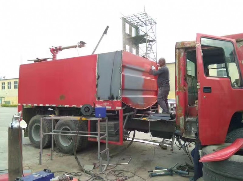 我公司為某消防大隊(duì)維修事故車輛3